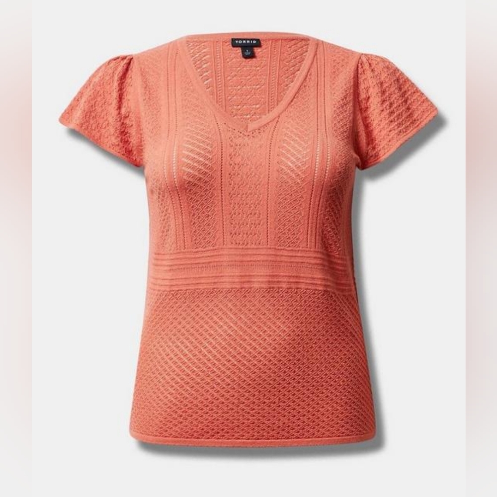 TORRID Sweater Top Pointelle